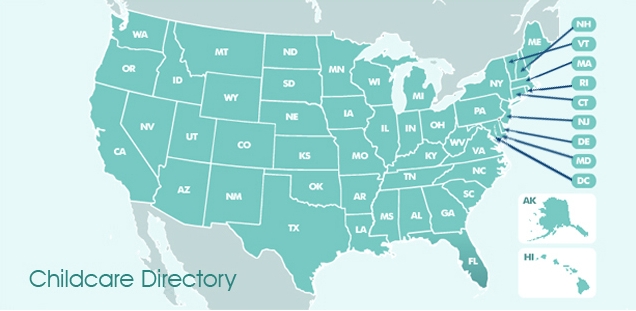 Map of Nanny Agencies in the United States